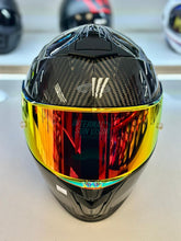 Cargar imagen en el visor de la galería, Casco Integral FIBRA DE CARBÓN Rkt 700 ION Negro Gloss