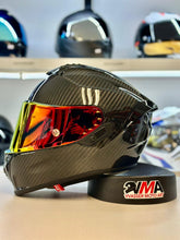 Cargar imagen en el visor de la galería, Casco Integral FIBRA DE CARBÓN Rkt 700 ION Negro Gloss