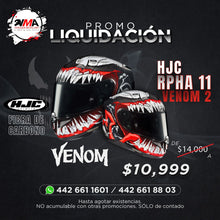 Cargar imagen en el visor de la galería, Casco Integral HJC RPHA 11 Venom 2 Marvel