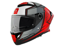 Cargar imagen en el visor de la galería, Casco MT Thunder 4 Sv Pental Gris Rojo