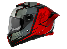 Cargar imagen en el visor de la galería, Casco MT Thunder 4 Sv Pental Gris Rojo