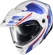 Cargar imagen en el visor de la galería, CASCO SCORPION EXO-AT960 HICKS BLANCO/AZUL