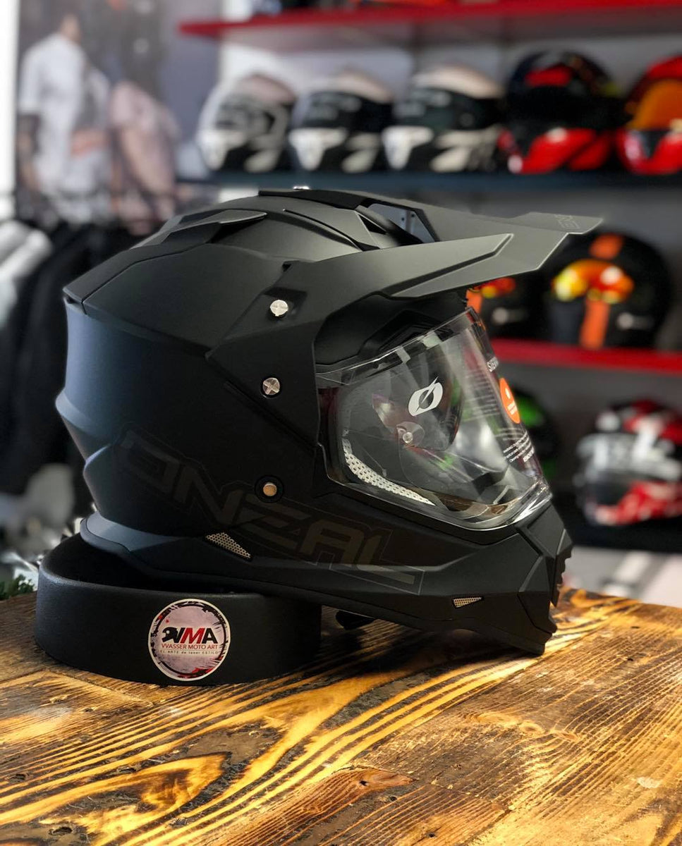 Casco Oneal Sierra II Doble Propósito Negro Solid – Vvasser Moto Art