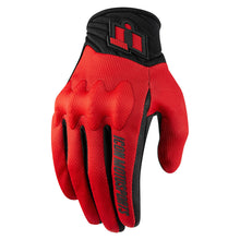 Cargar imagen en el visor de la galería, Guantes ICON ANTHEM 2 Rojo
