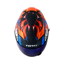 Cargar imagen en el visor de la galería, Casco HRO 514 EVO Gator Negro Naranja
