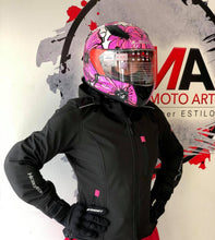 Cargar imagen en el visor de la galería, Chamarra Para Motociclista Hebotech Misano Mujer

