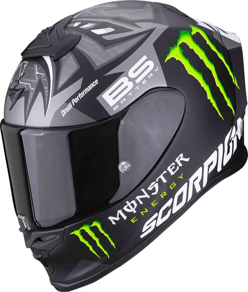 Casco Scorpion EXO R1 Air Fabio Quartararo Monster Black Vvasser Moto Art