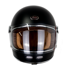 Cargar imagen en el visor de la galería, Casco Retro Beon BAROCK B510 Negro Mate
