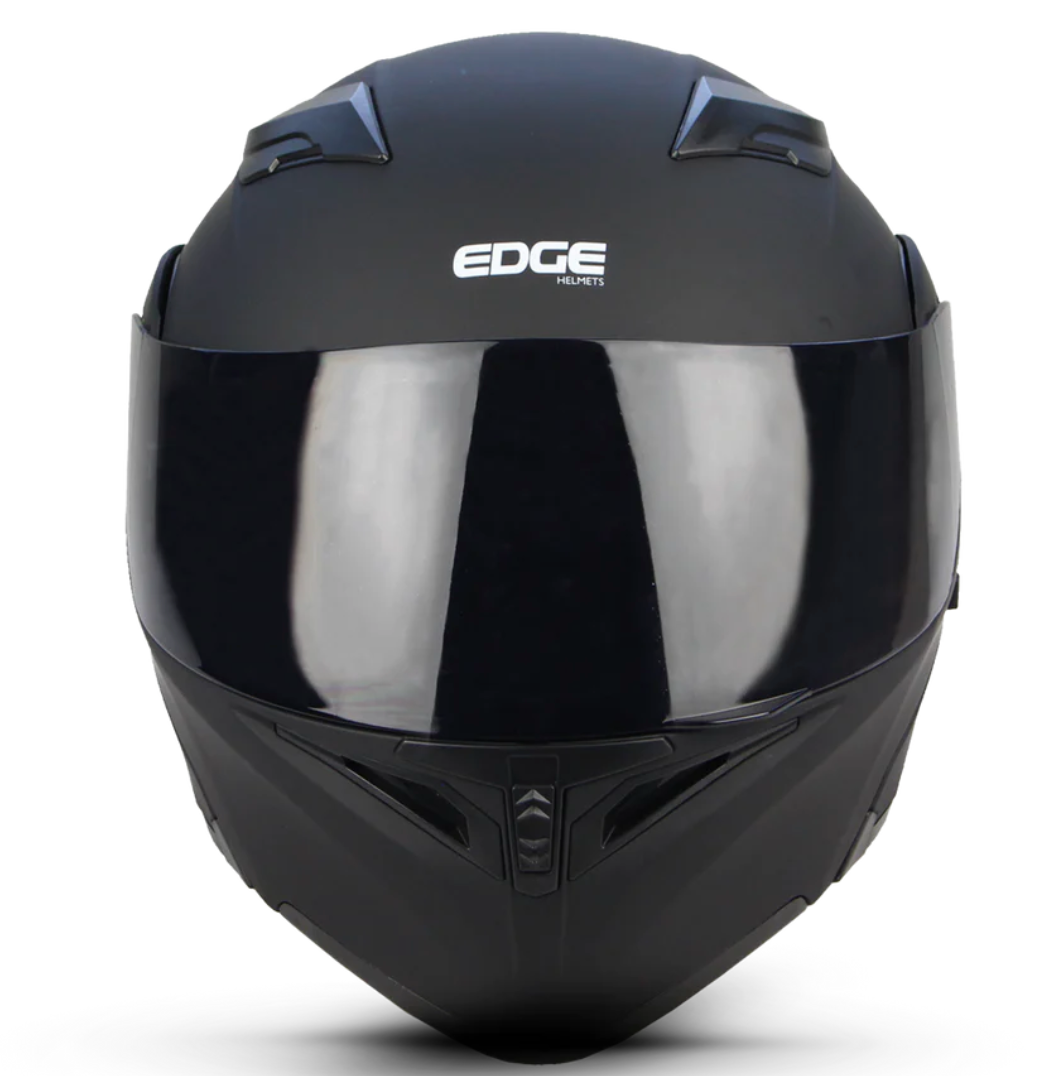 Casco moto negro mate 2025