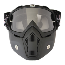 Cargar imagen en el visor de la galería, Máscara con goggles para Casco Torc T50
