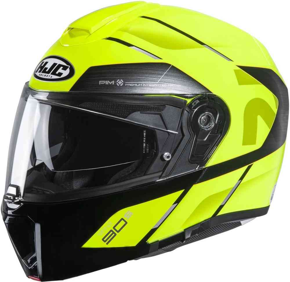 Casco Abatible HJC RPHA 90S Fibra de Carbono Yellow BEKAVO