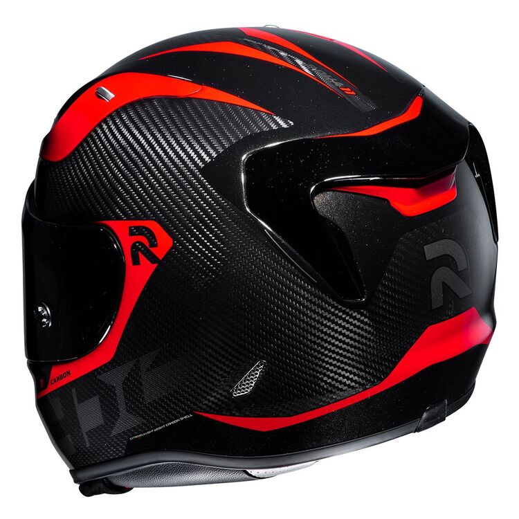 Casco Integral HJC RPHA 11 Fibra de Carbono Bleer Rojo Vvasser Moto Art
